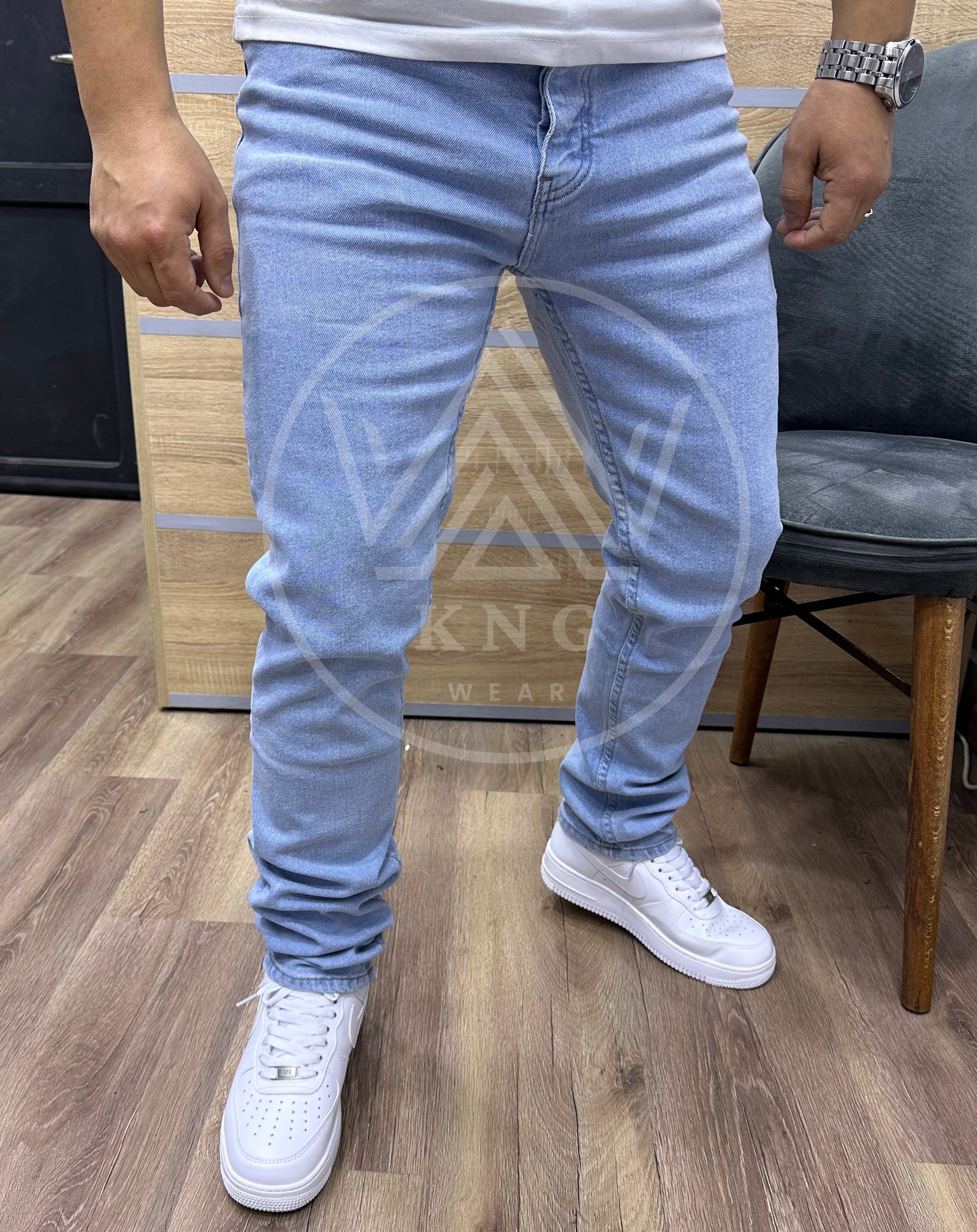 JEAN REGULAR (COUPE NORMAL) - BLEU CIEL