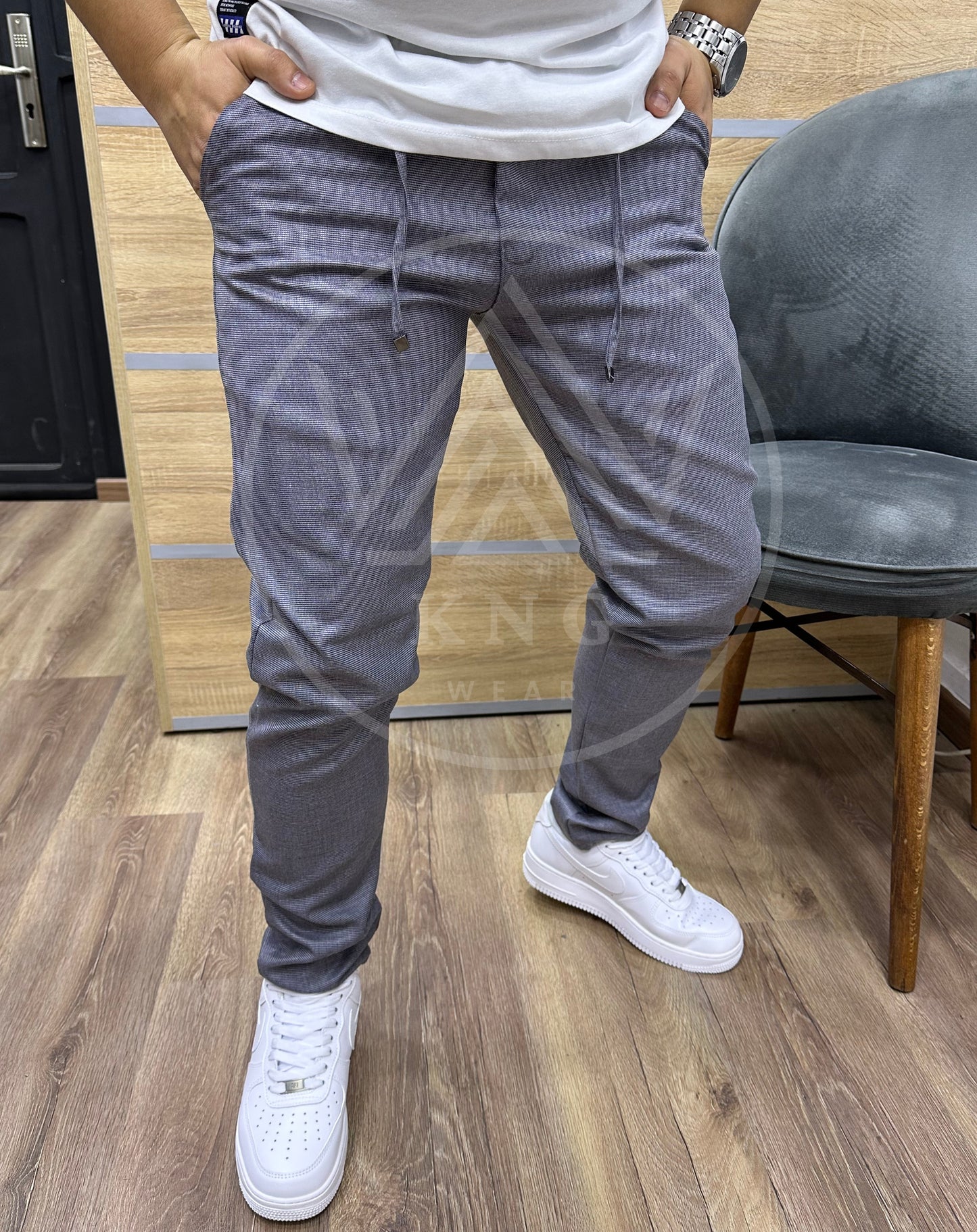 Pantalon ZR Élastique - Gris Foncé
