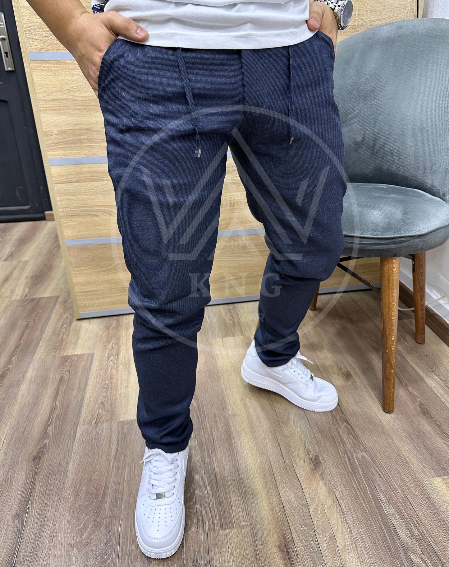 Pantalon ZR Élastique - Bleu Foncé