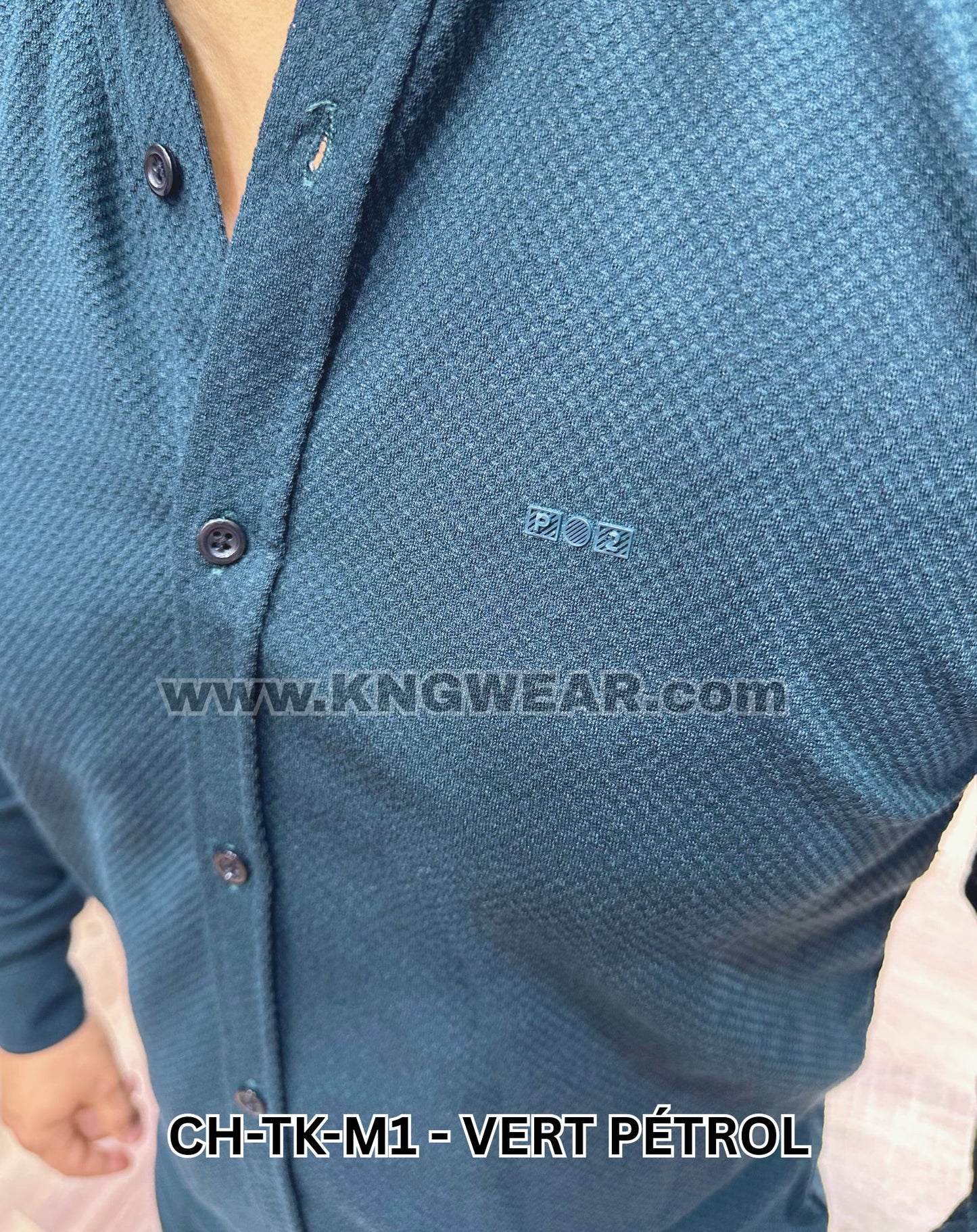 CHEMISE CH-TK-M1 - VERT PÉTROL 🇹🇷