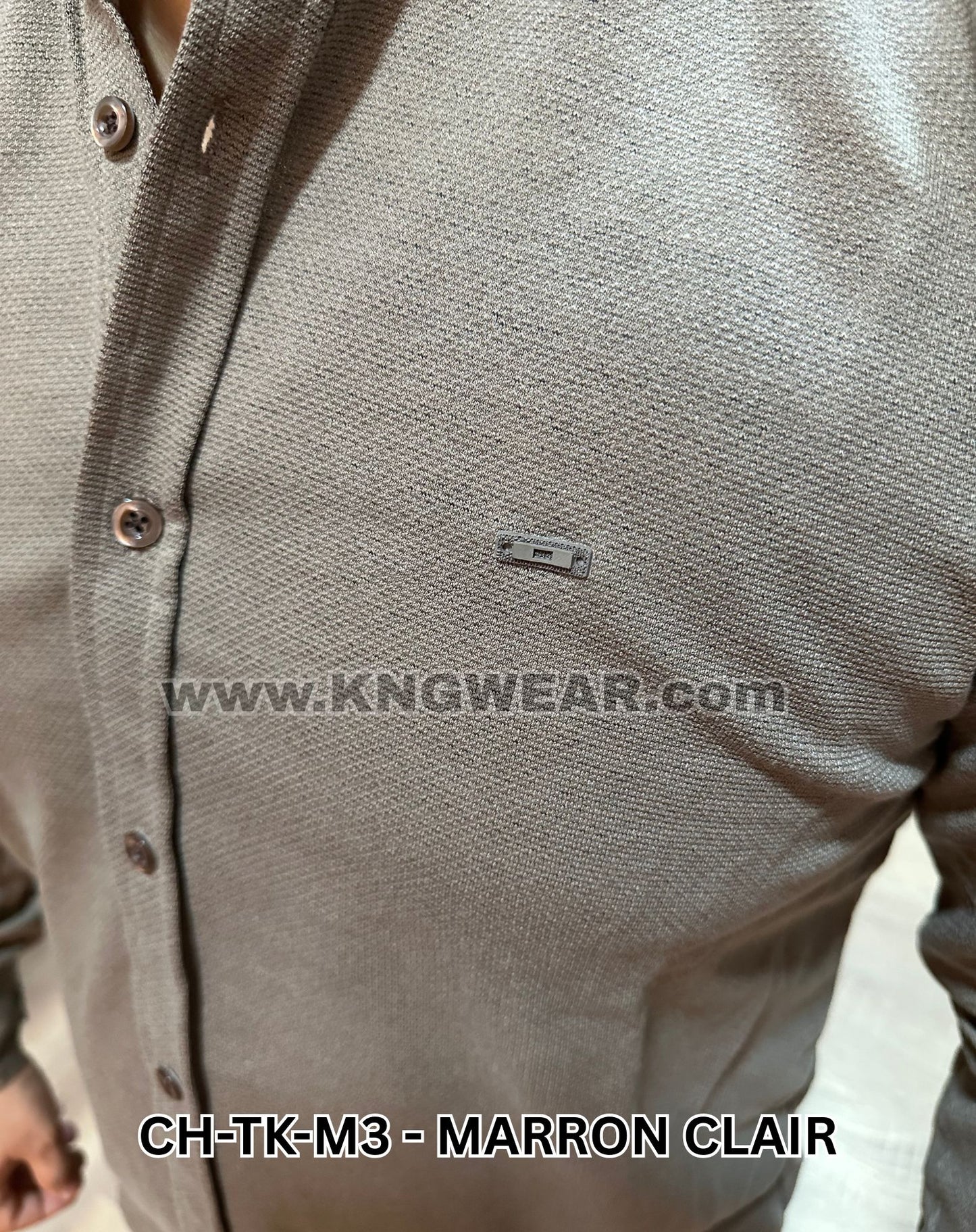 CHEMISE CH-TK-M3 - MARRON CLAIR 🇹🇷