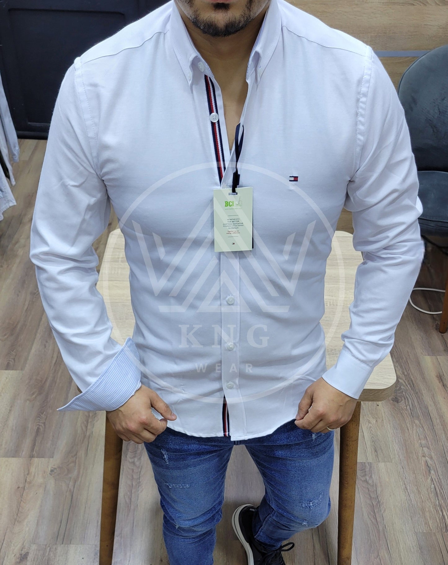 Tm Chemise Oxford - Blanc