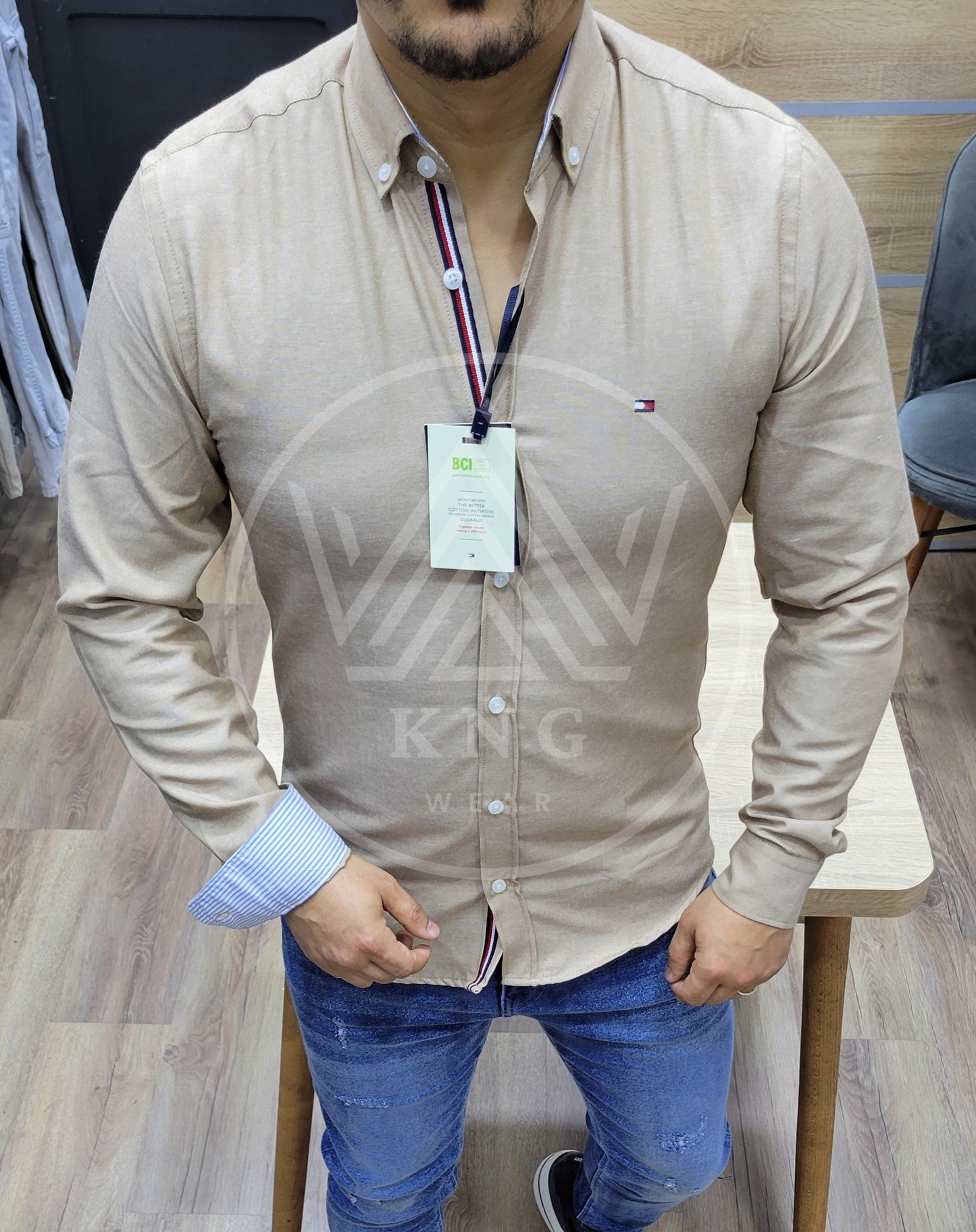 Tm Chemise Oxford - Beige