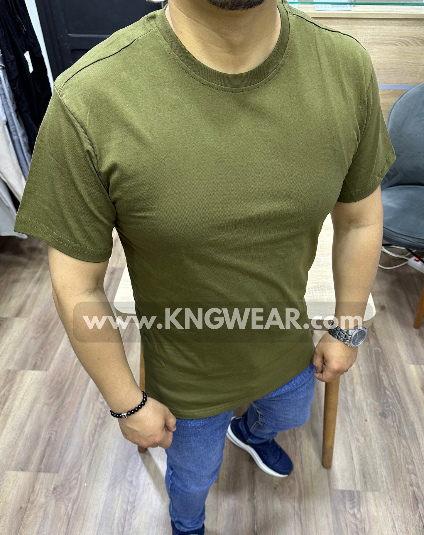 T-Shirt Basic Col Rond - Réf 1 (5 COULEURS)