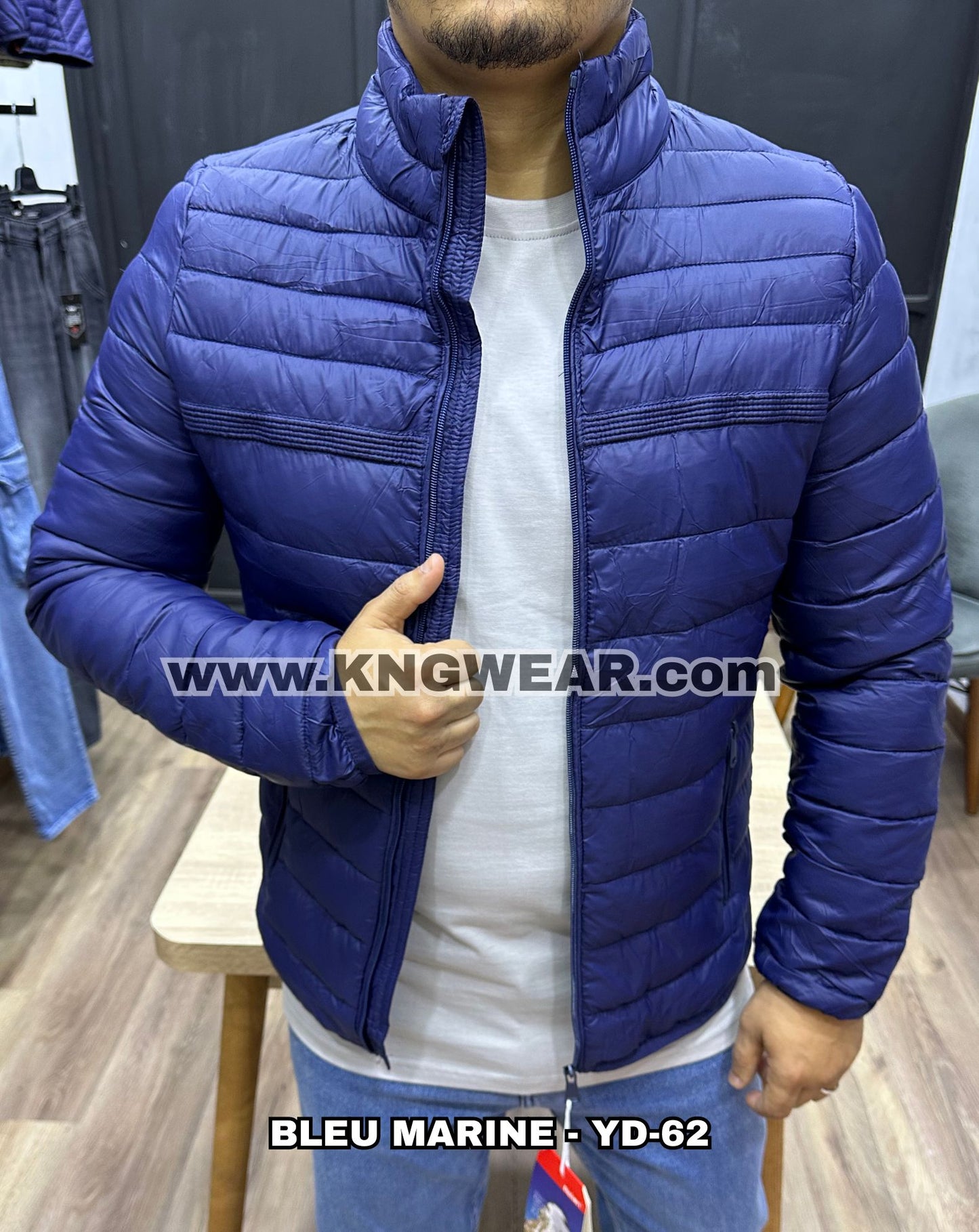 JACKET DOUDOUNE YD-62 - BLEU MARINE
