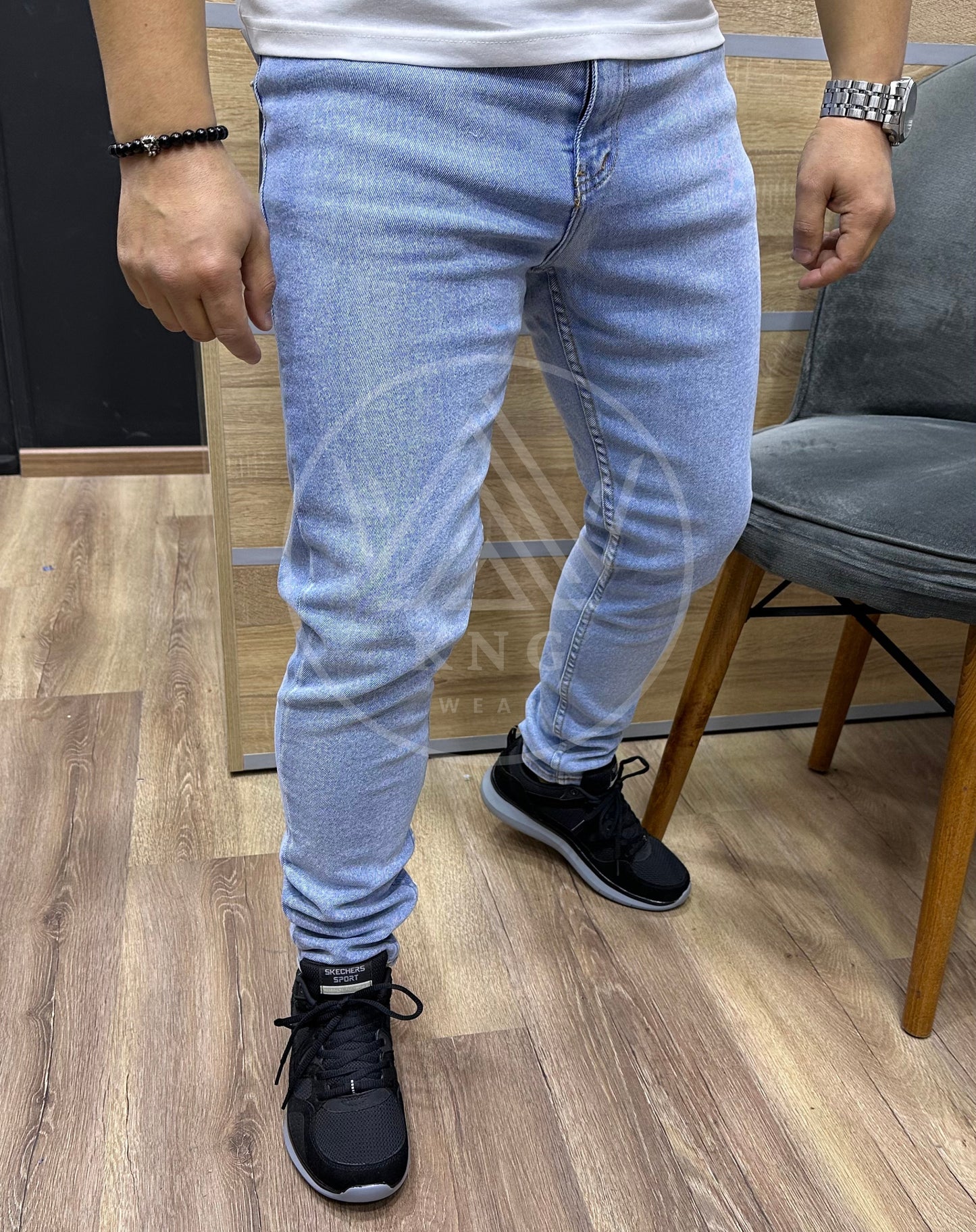 JEAN SLIM M8 - BLEU CLAIR