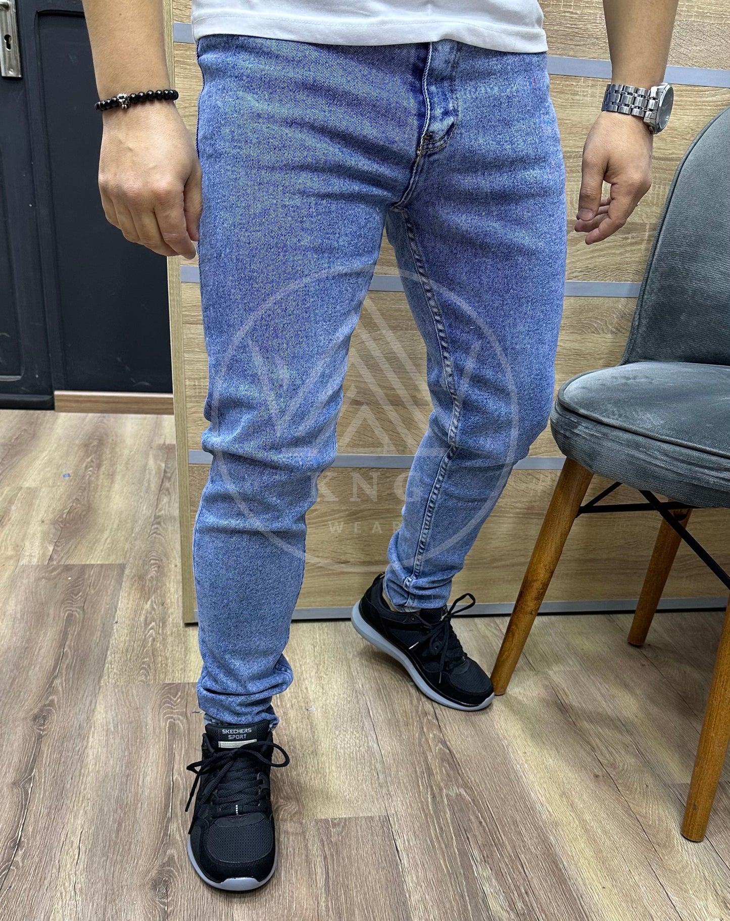 JEAN SLIM M4 - BLEU SNOW
