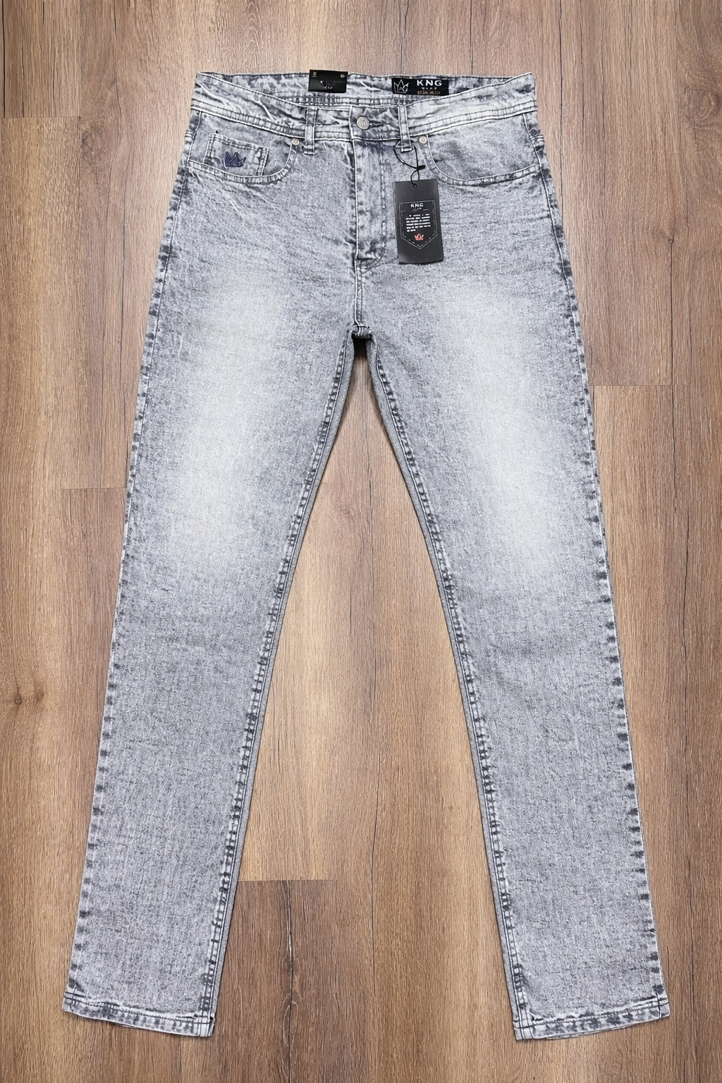 JEAN COUPE NORMAL M02KNG - GRIS SNOW
