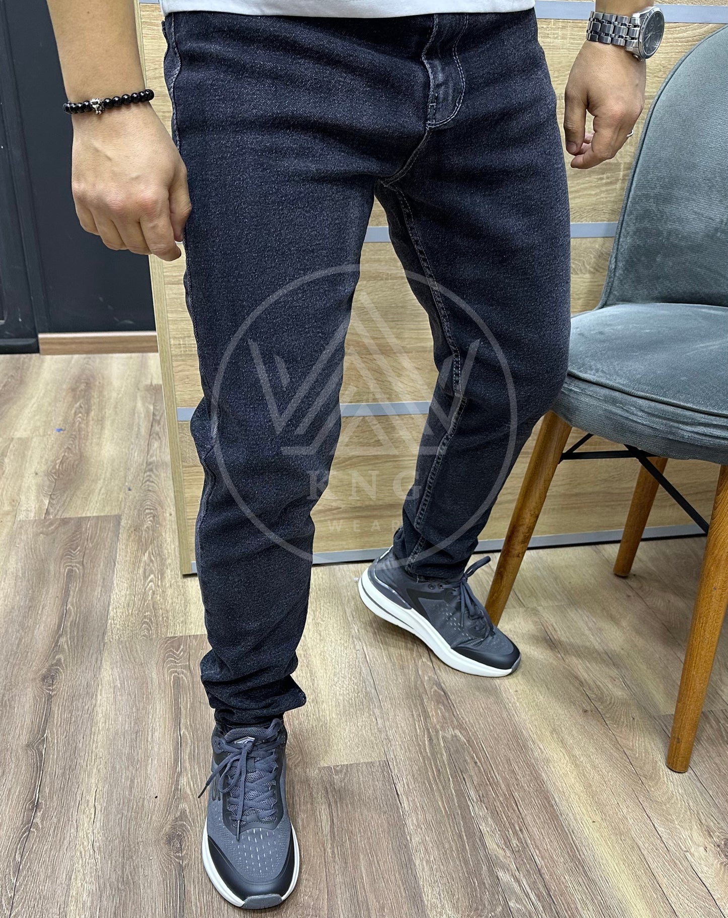 JEAN SLIM M2 - GRIS NOIR