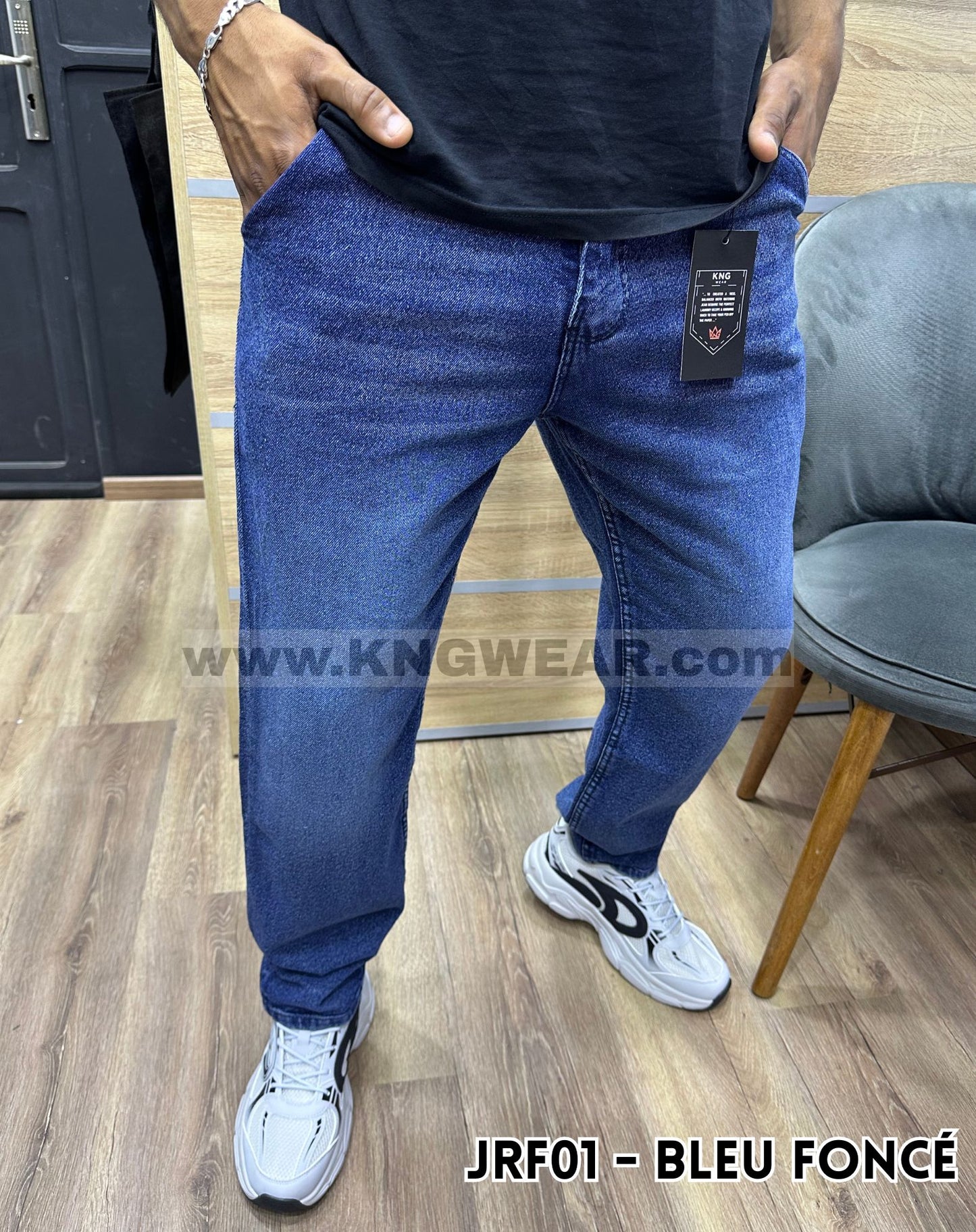 JEAN RELAXED FIT JRF01 - BLEU FONCÉ