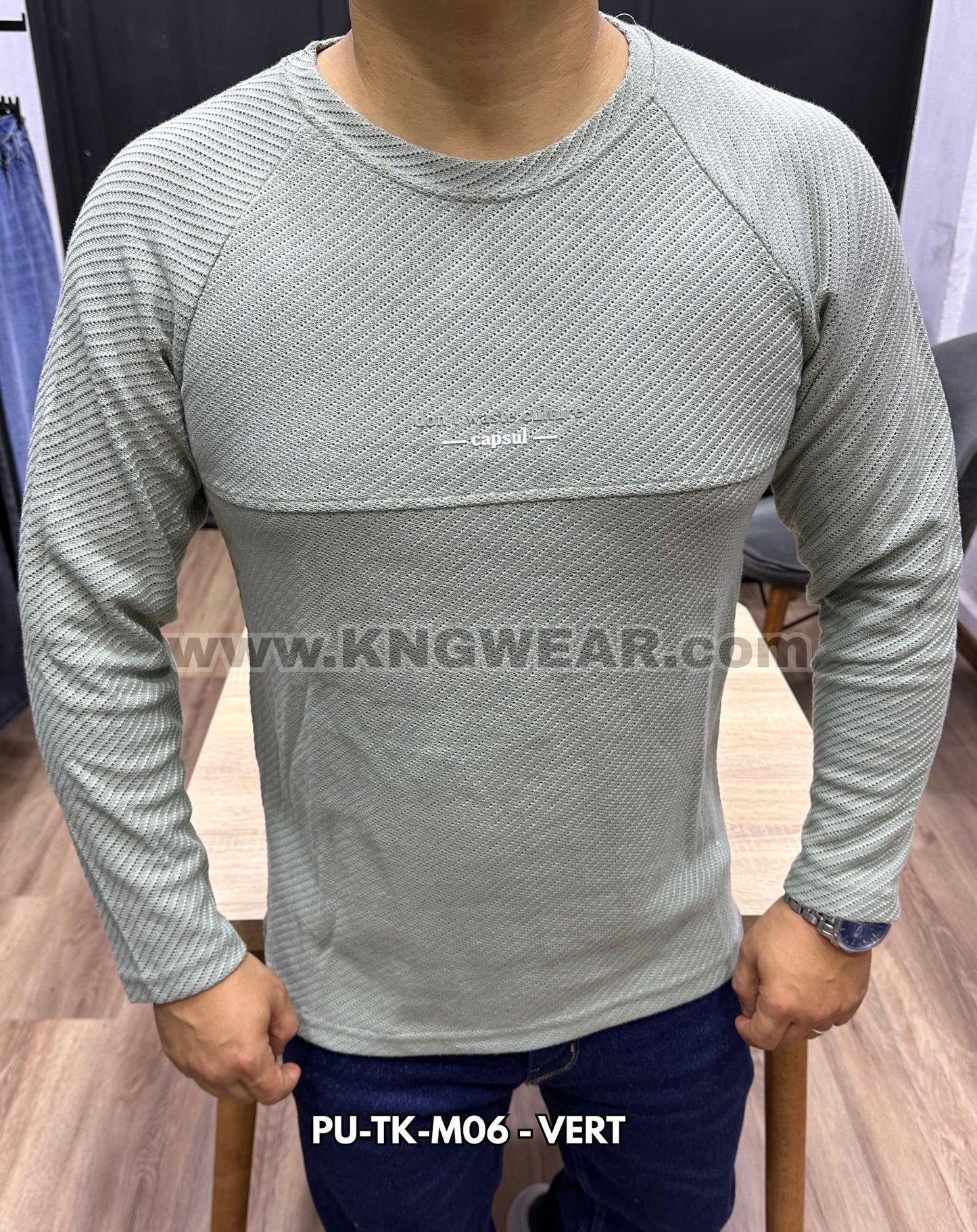 PULL CAPSUL PU-TK-M06 - VERT CLAIR 🇹🇷