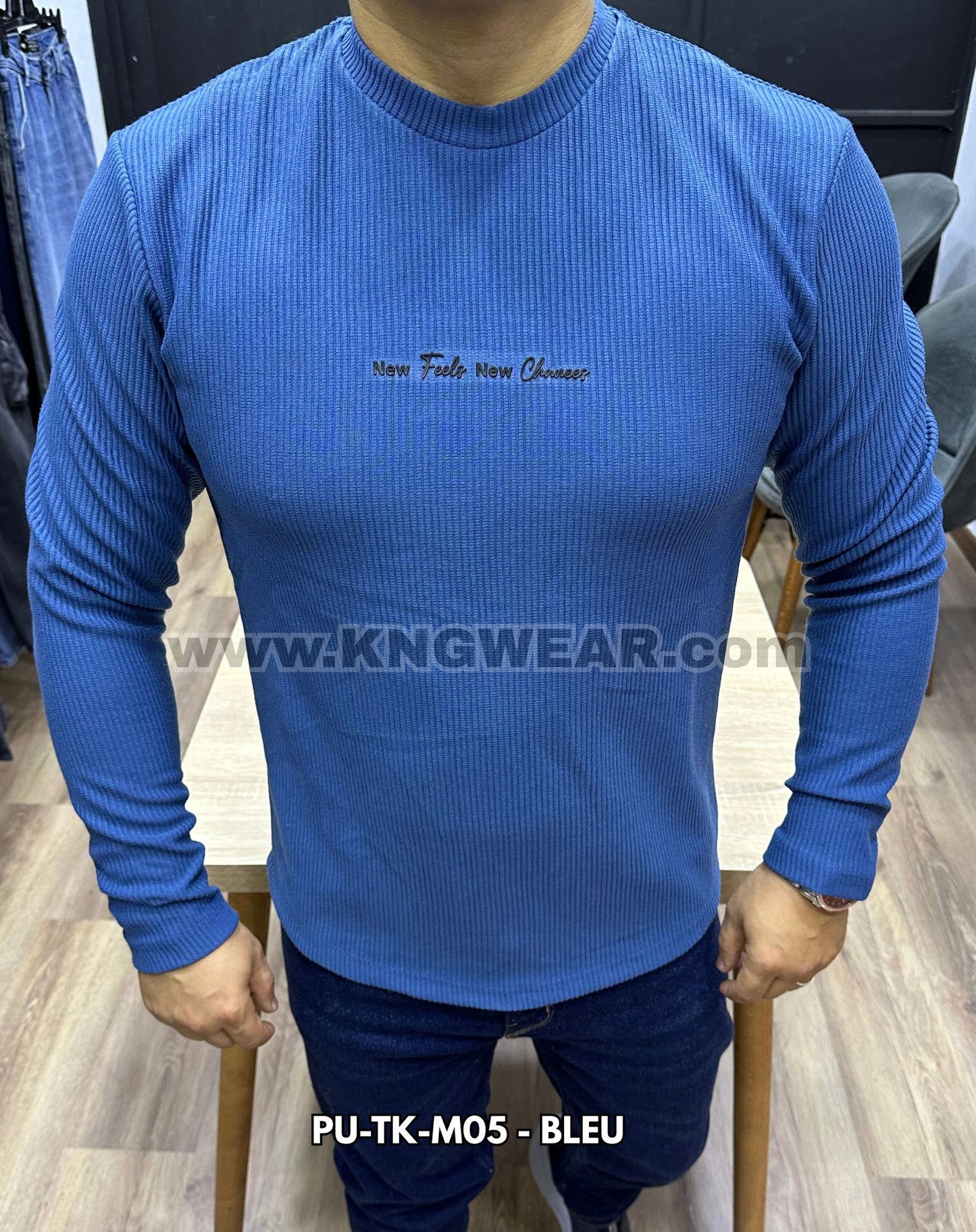 PULL NEW FEELS PU-TK-M05 - BLEU 🇹🇷