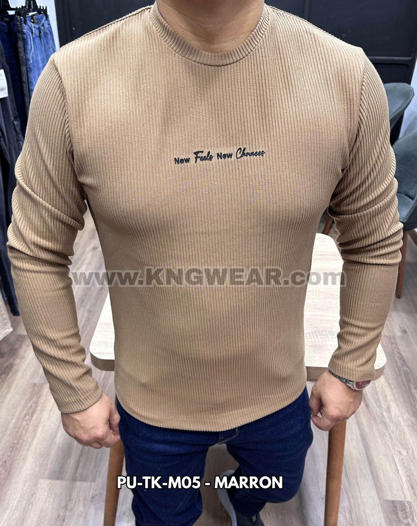 PULL NEW FEELS PU-TK-M05 - MARRON 🇹🇷