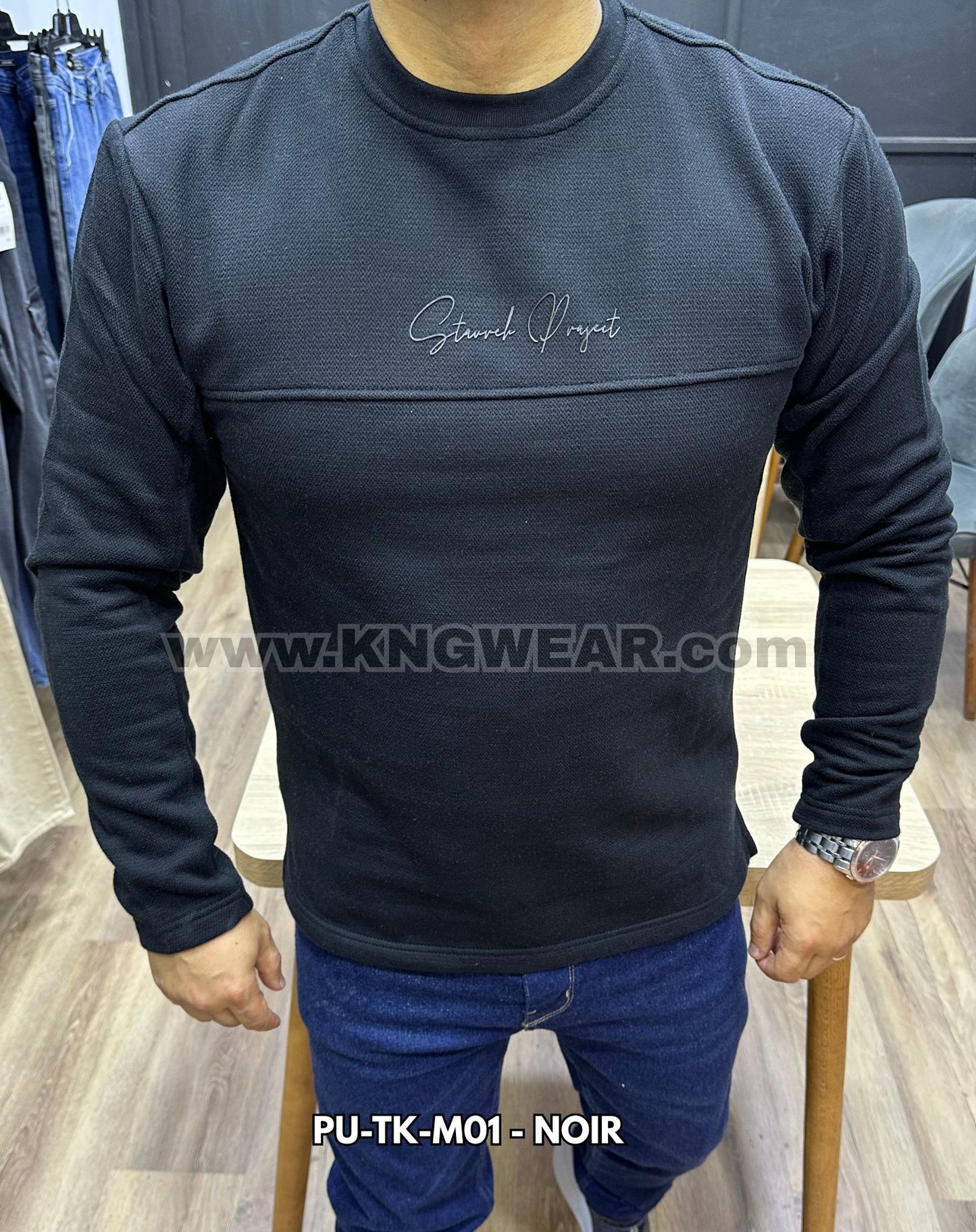 PULL STUCK PROJECT PU-TK-M01 - NOIR 🇹🇷