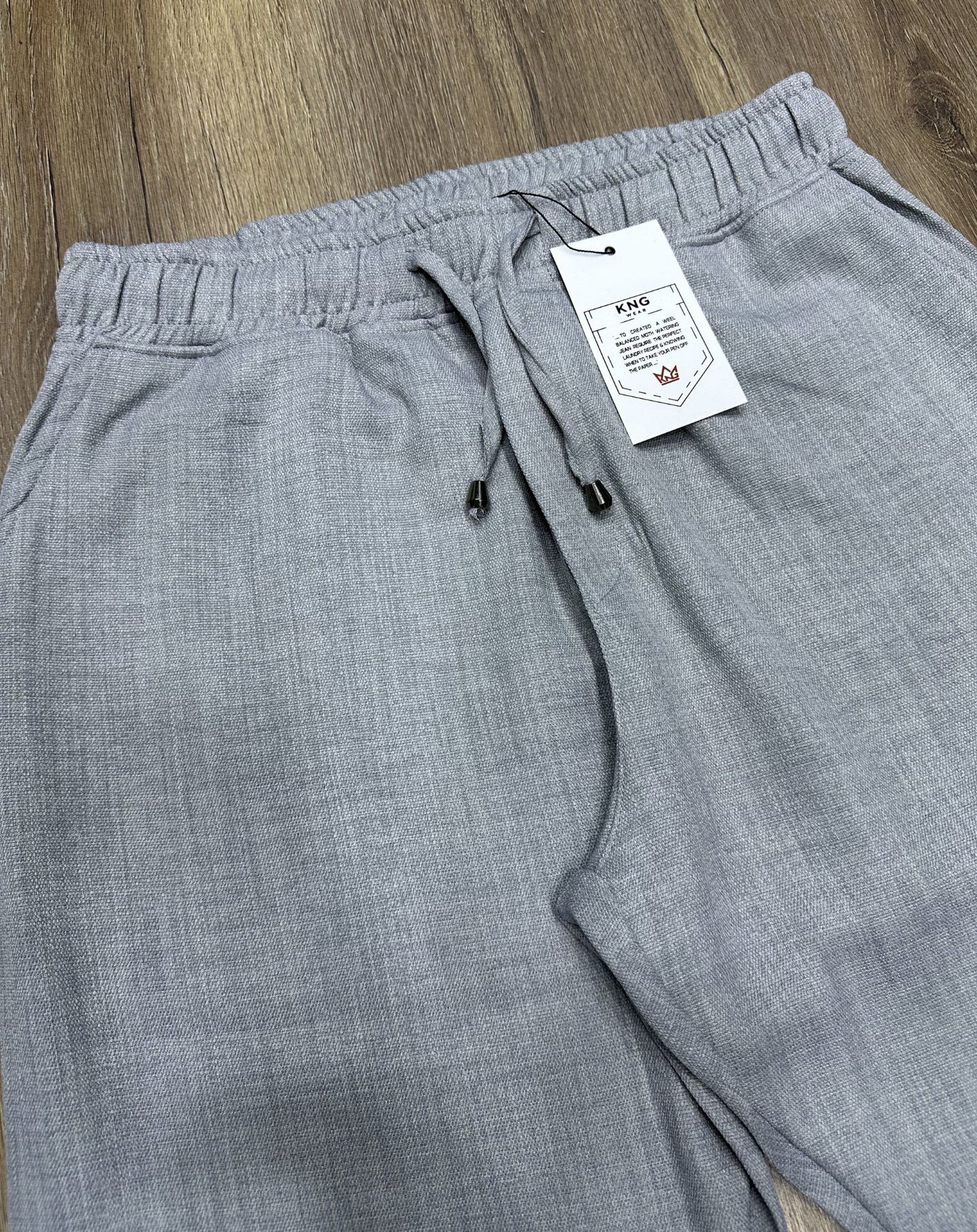 Pantalon Lin - GRIS
