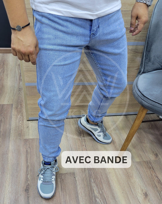 JEAN JOGGER Slim Fit - Bleu Clair