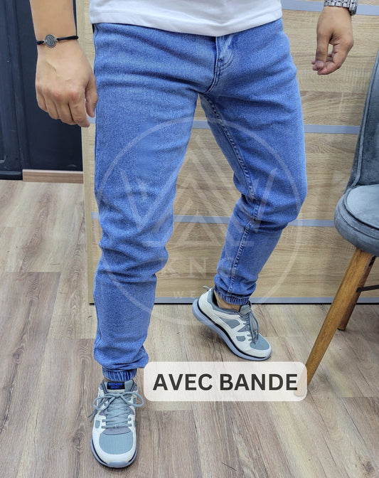 JEAN JOGGER Slim Fit - Bleu Normal