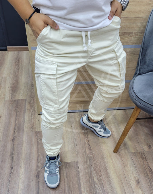 CARGO M2 OVER - BLANC CASSÉ