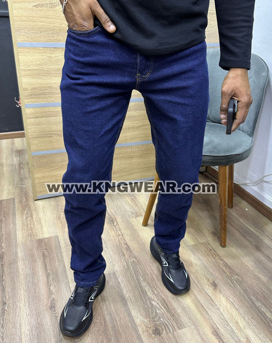 JEAN COUPE NORMAL M02KNG - BLEU PÉTROL