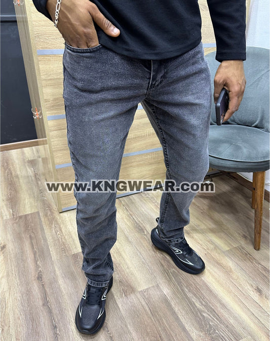 JEAN COUPE NORMAL M02KNG - GRIS NOIR