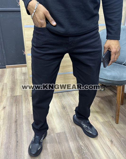 JEAN COUPE NORMAL M02KNG - NOIR