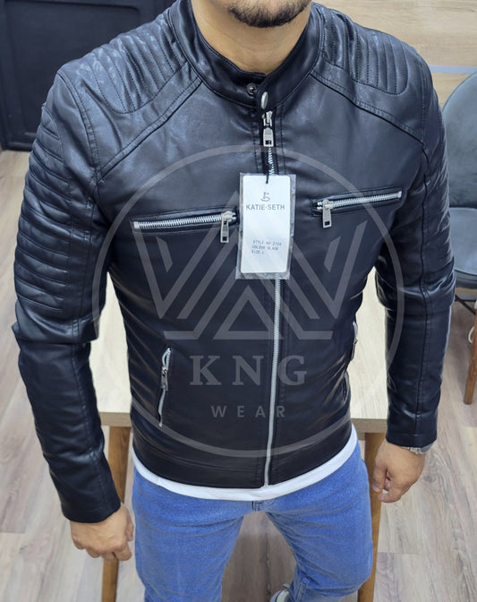 Jacket Simili Cuir M1 - NOIR