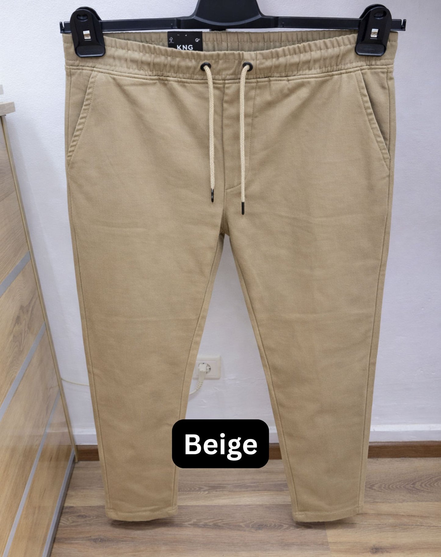 Pantalon Chino Confort Stretch - BEIGE