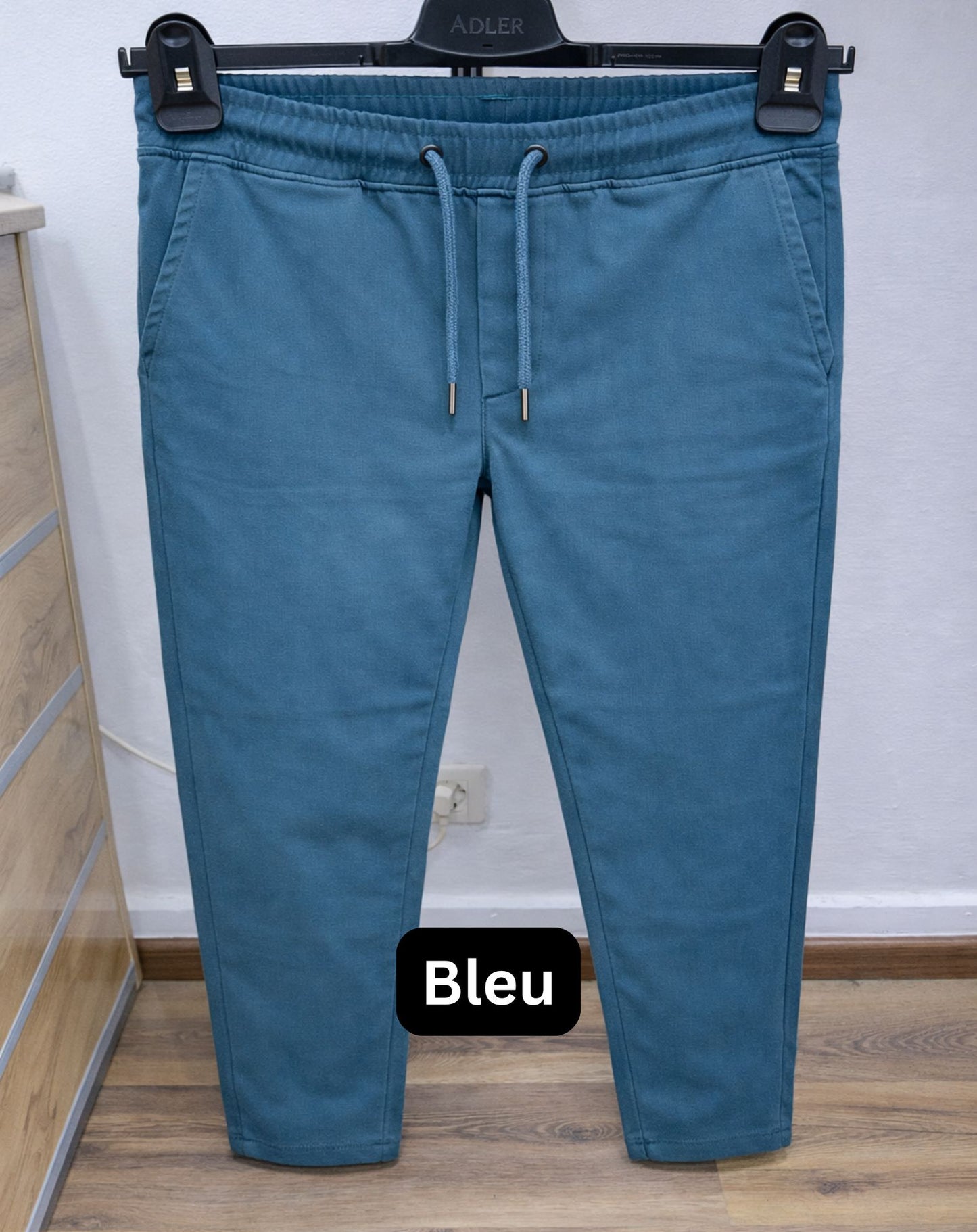 Pantalon Chino Confort Stretch - Bleu