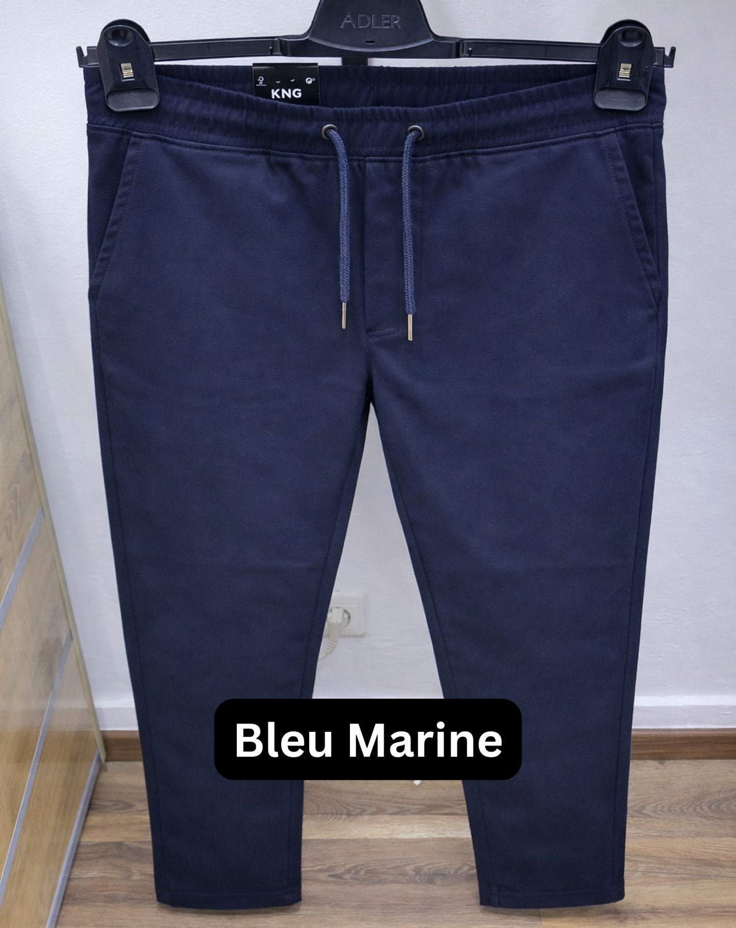Pantalon Chino Confort Stretch - MARINE