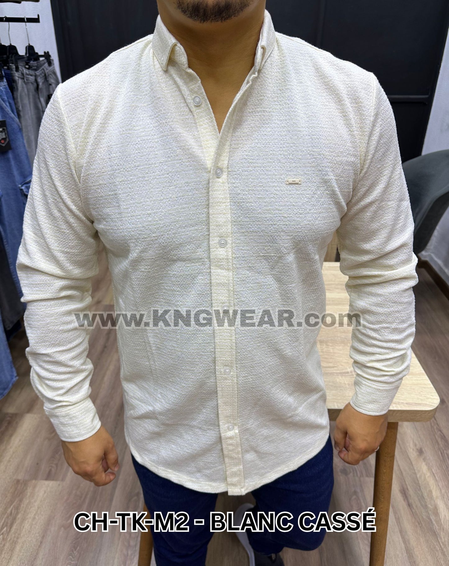 CHEMISE CH-TK-M2 - BLANC CASSÉ 🇹🇷