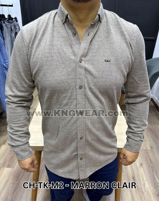CHEMISE CH-TK-M2 - MARRON CLAIR 🇹🇷