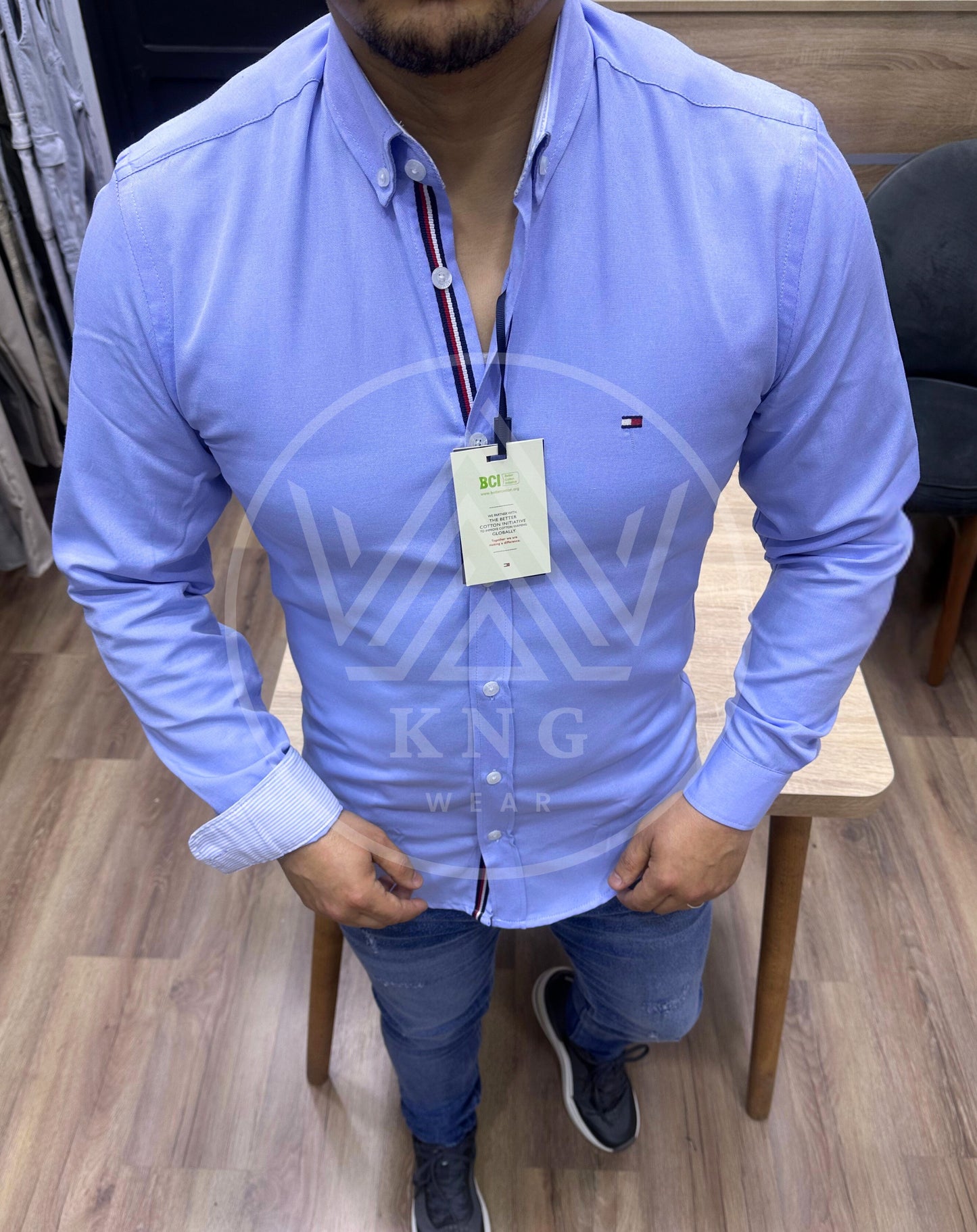 Tm Chemise Oxford - Bleu Ciel
