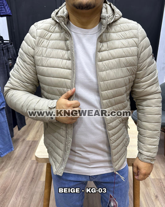 DOUDOUNE CAPUCHE - KG-03 - BEIGE