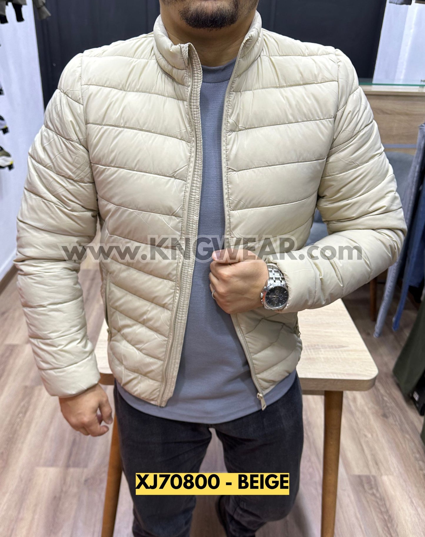 DOUDOUNE OVERSIZE XJ70800 - BEIGE