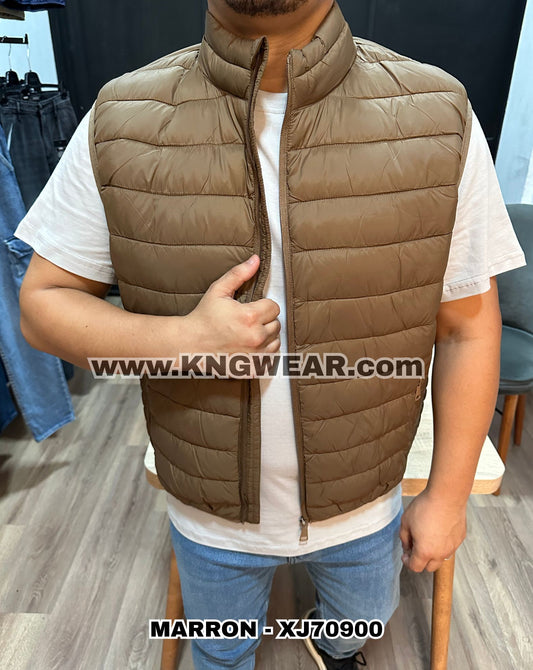 GILET XJ70900 - MARRON