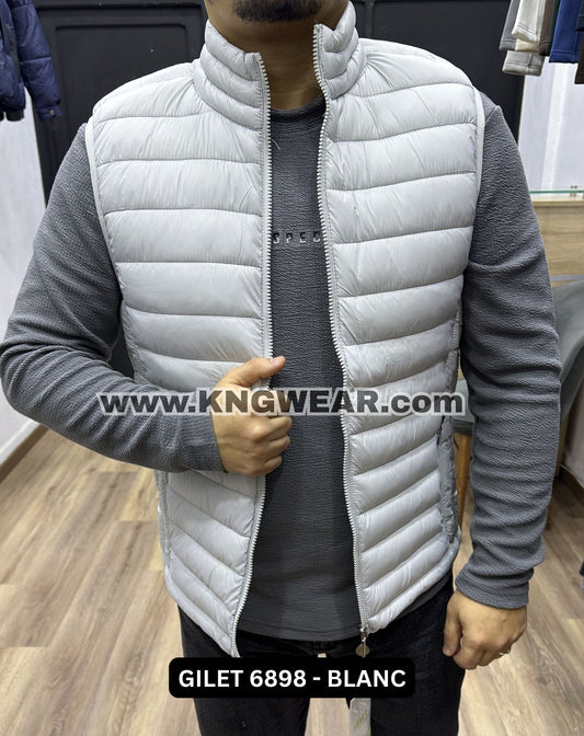 GILET 6898 - BLANC