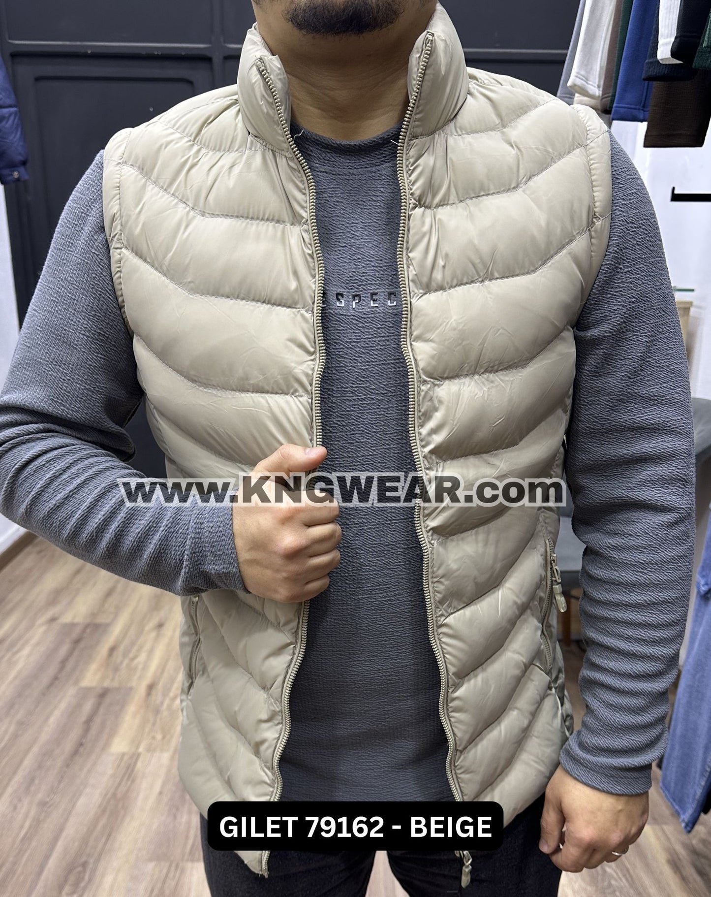 GILET 79162 - BEIGE