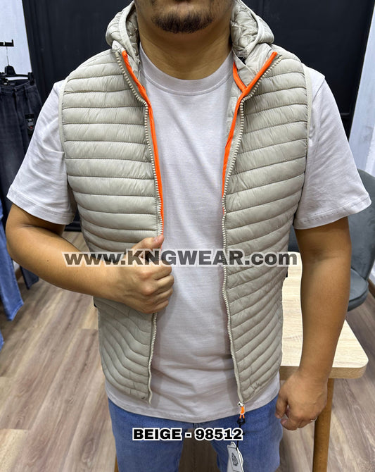 GILET CAPUCHE 98512 - BEIGE