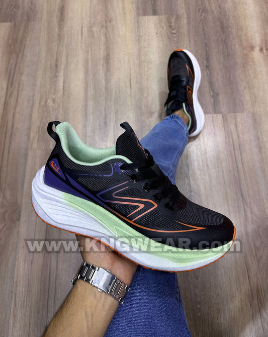 CHAUSSURE G9875 - ORANGE-VERT