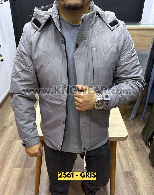 JACKET CAPUCHE 2561 - GRIS