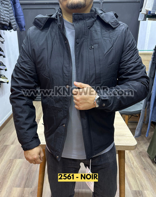 JACKET CAPUCHE 2561 - NOIR