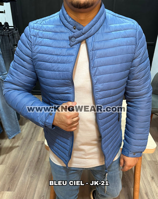 JACKET DOUDOUNE - JK-21 - BLEU CIEL