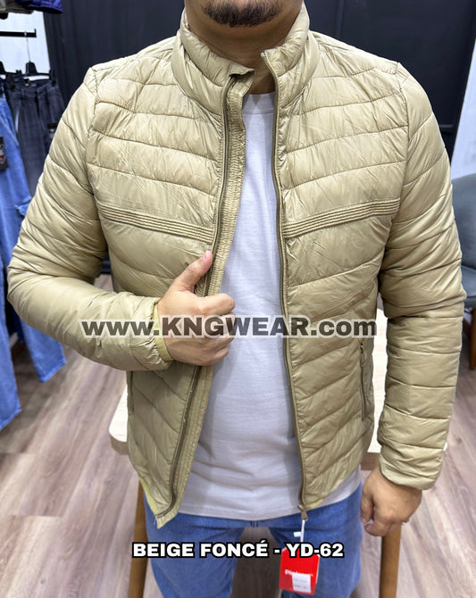 JACKET DOUDOUNE YD-62 - BEIGE FONCÉ