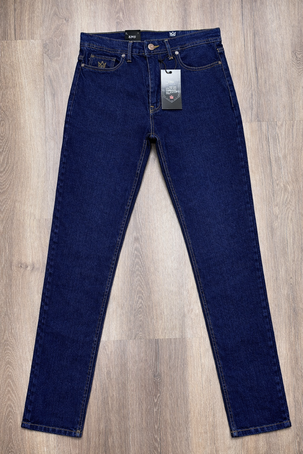 JEAN COUPE NORMAL M02KNG - BLEU PÉTROL