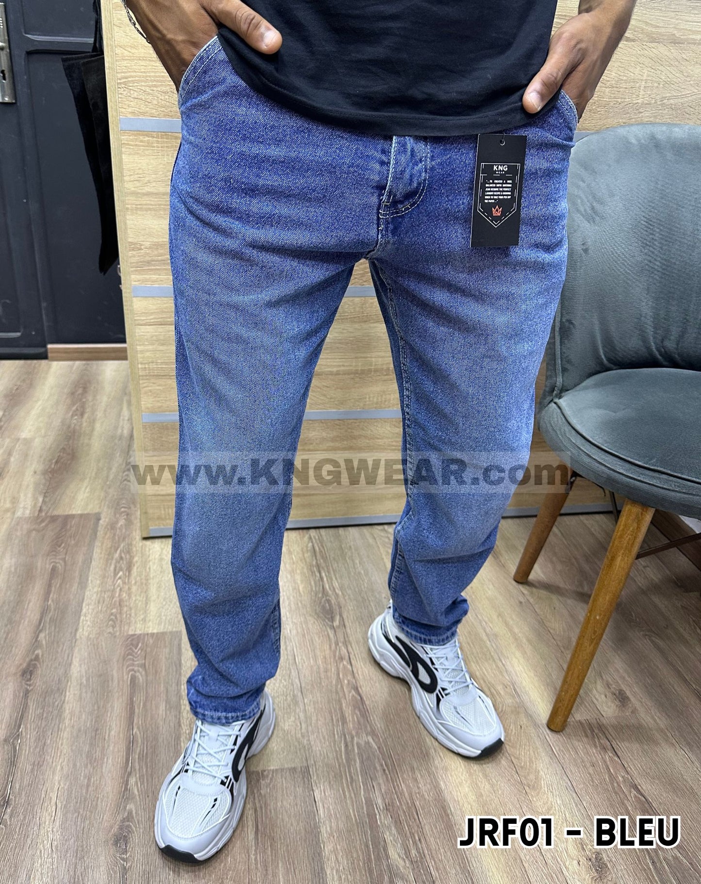 JEAN RELAXED FIT JRF01 - BLEU