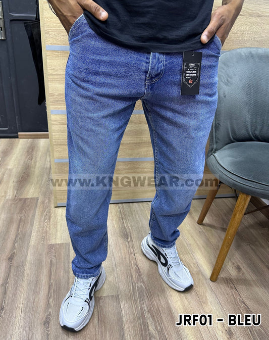 JEAN RELAXED FIT JRF01 - BLEU