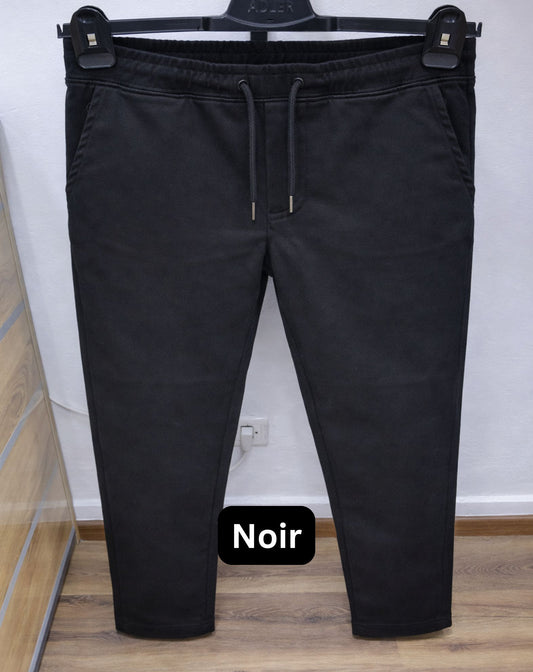 Pantalon Chino Confort Stretch - NOIR