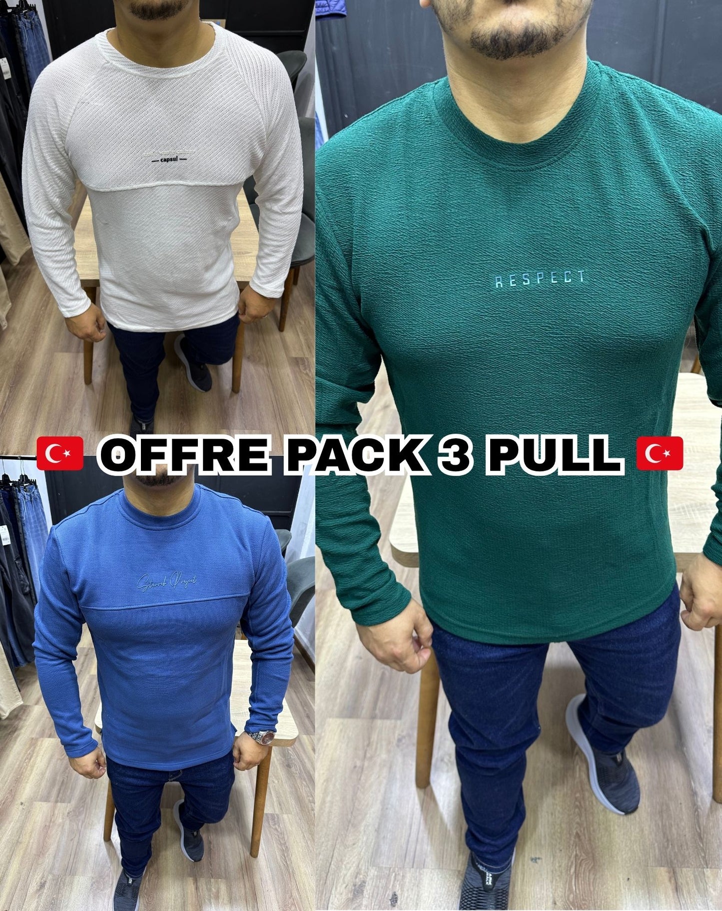 PROMO PULL TURKEY 3 PIÈCES
