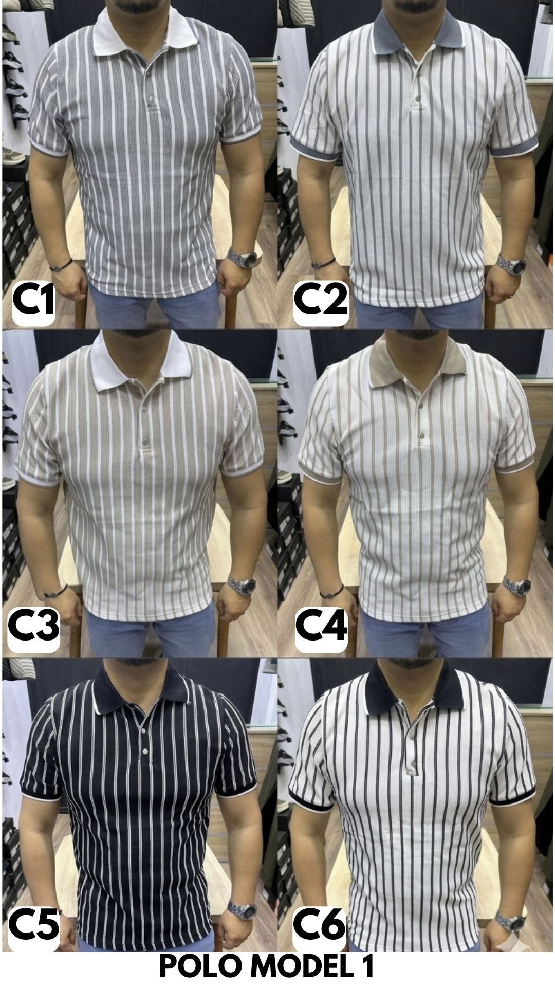 ENSEMBLE PANTALIN LIN + T-SHIRT COL POLO