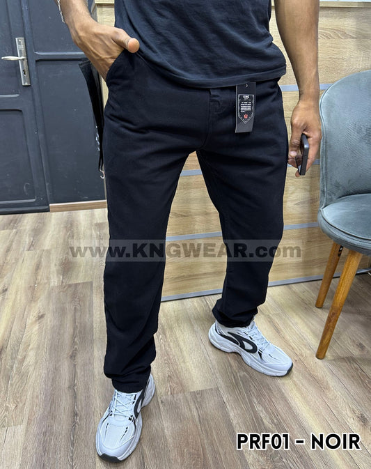 PANTALON RELAXED FIT PRF01 - NOIR
